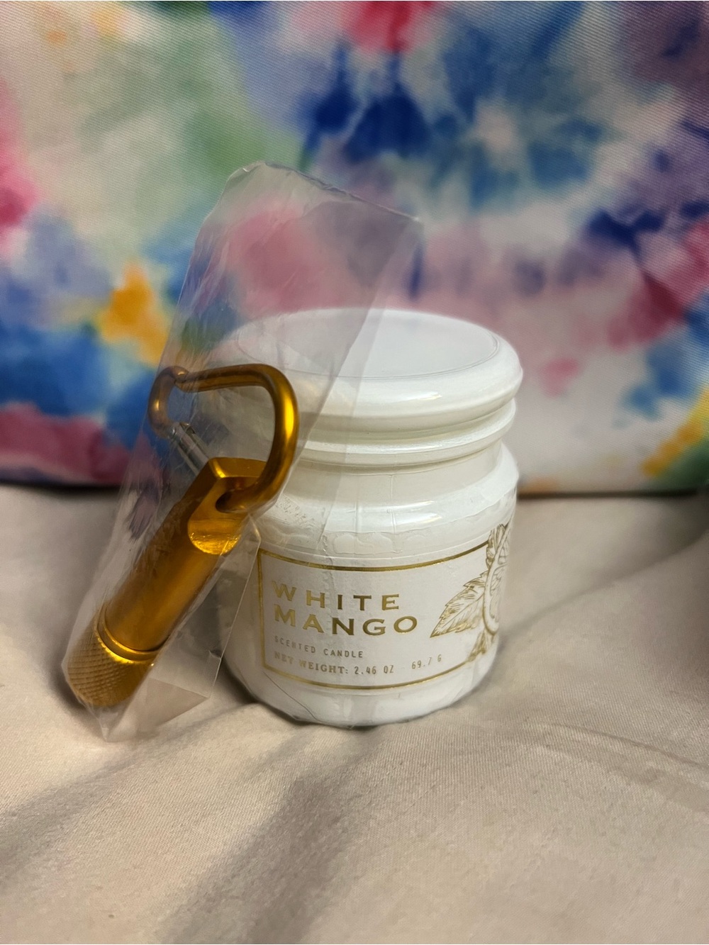 NEW🔦Mini Portable Clip Flashlight & 🕯️ White Mango Candle